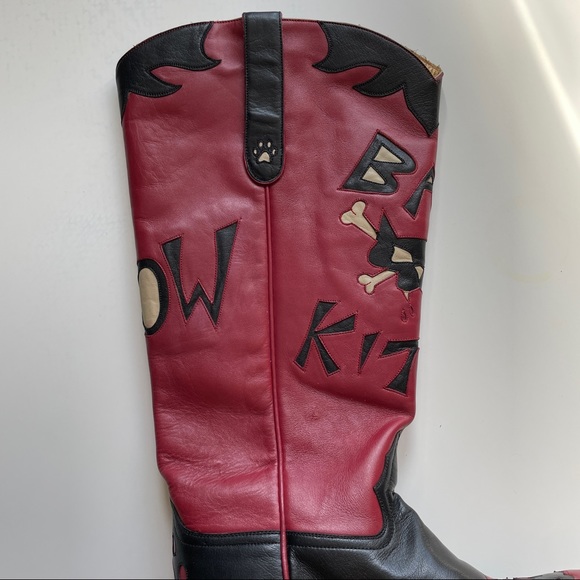 NWT RARE LIBERTY BOOT COMPANY Custom Handmade Bad Kitty Cowboy Boots - Picture 11 of 16